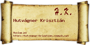 Hutvágner Krisztián névjegykártya